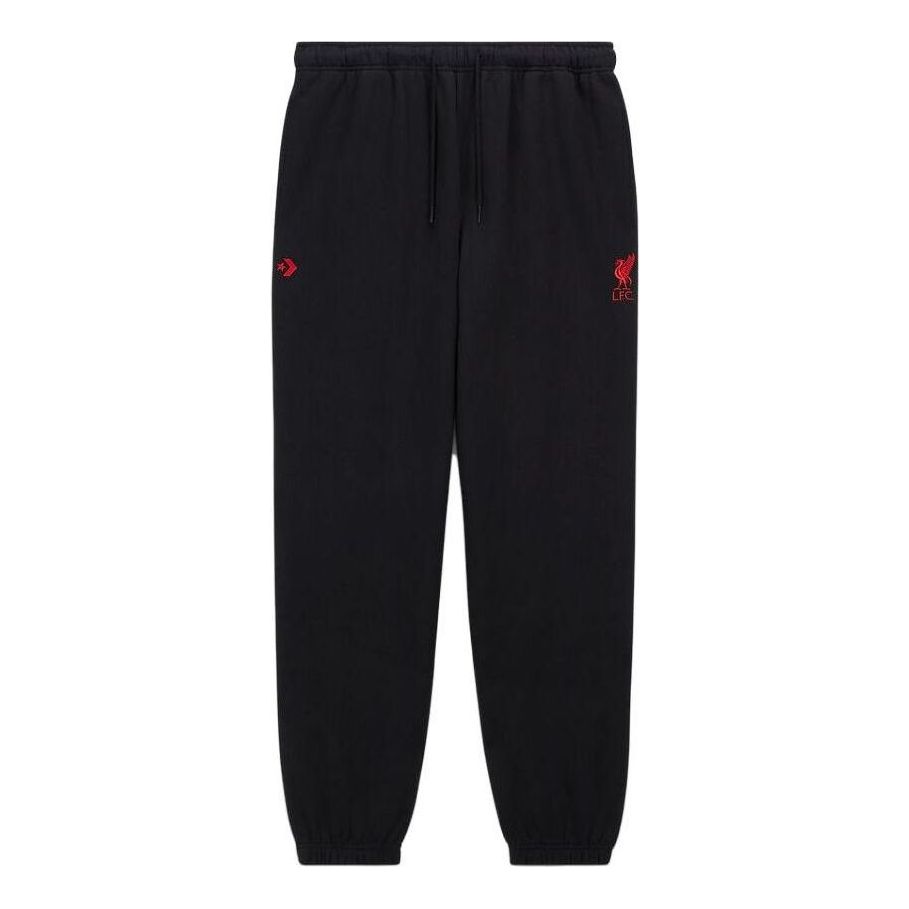 (WMNS) Converse x LFC Knit Loose-Fit Pants 'Black' 10026266-A01