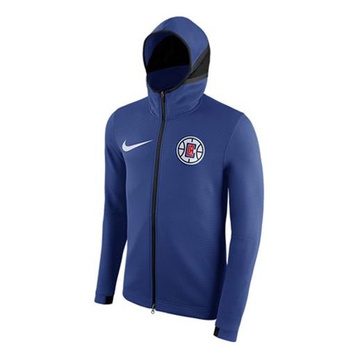 Nike Therma Flex Showtime NBA Los Angeles Clippers Player Edition Jacket Blue 899847-495