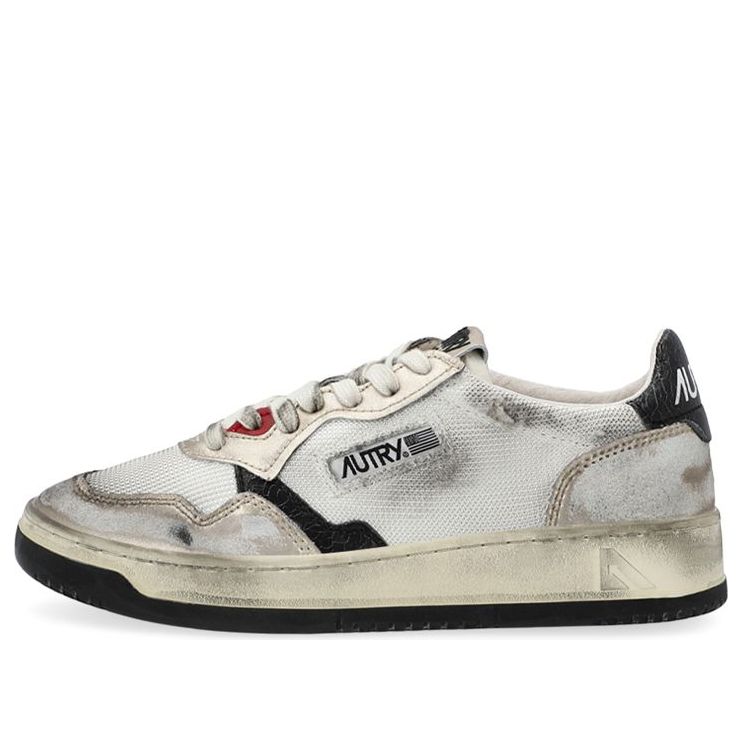 (WMNS) Autry Low Super Vintage Mesh Sneakers 'White Black' AVLW-MS09