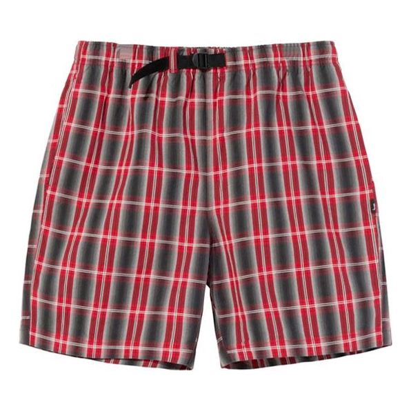 Stussy Nepal Plaid Mountain Short 'Red' 112270