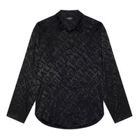 Balenciaga All Over Logo Minimal Shirt 'Black' 681812TLO581000