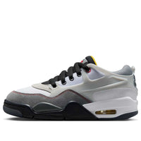 (GS) Air Jordan 4 RM Premium 'White Smoke Grey Red' IB8051-100