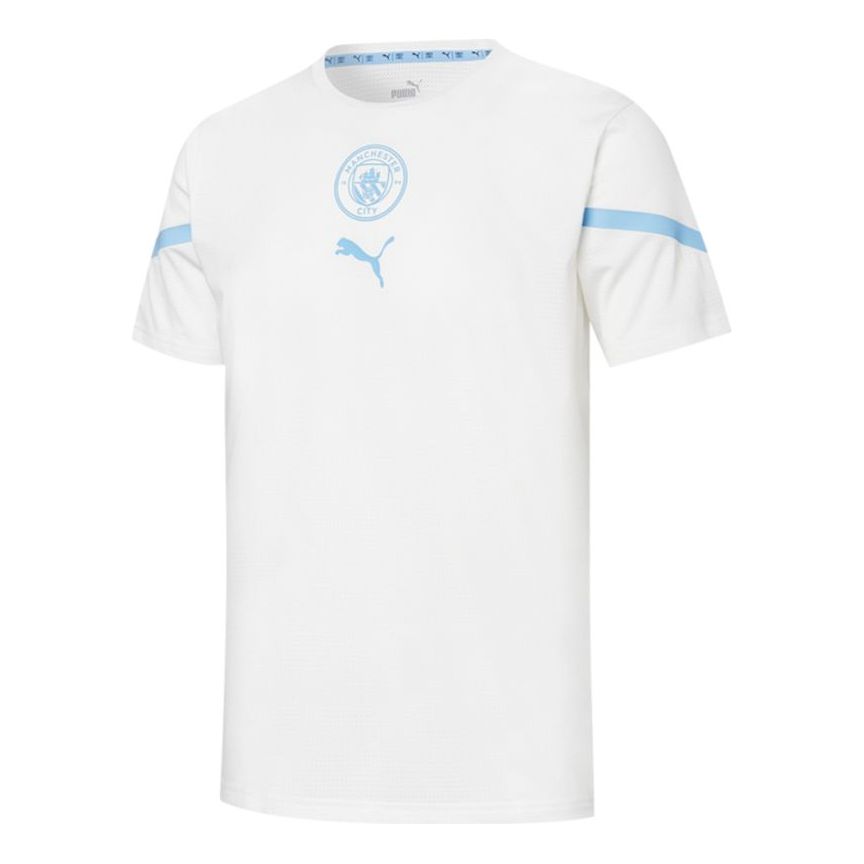 PUMA Football Club Training Sports Short Sleeve Couple Style White 764504-04
