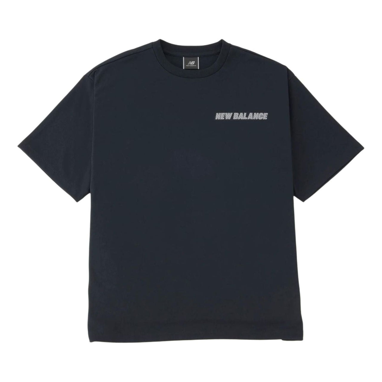 New Balance MET24 Reflection NB Logo T-Shirt 'Black' AMT45005-BK
