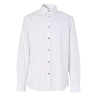 Burberry Pattern Stretch Cotton Shirt Male White 80285581