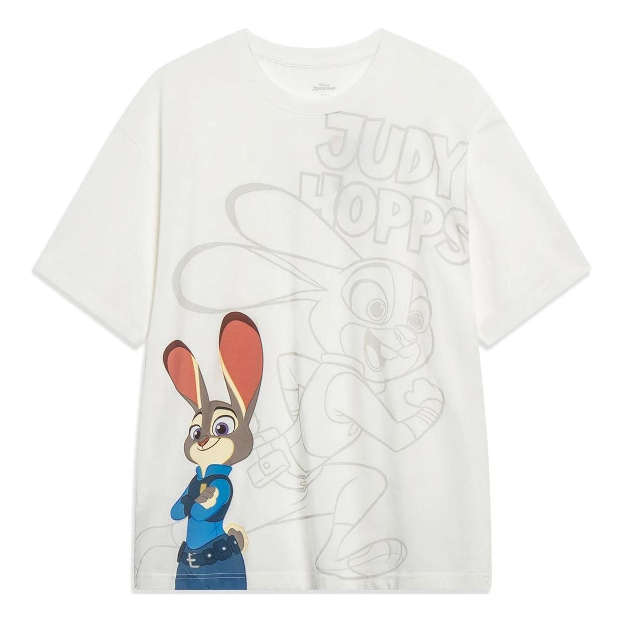 Li-Ning x Disney Zootopia Graphic T-shirt 'White' AHST271-4