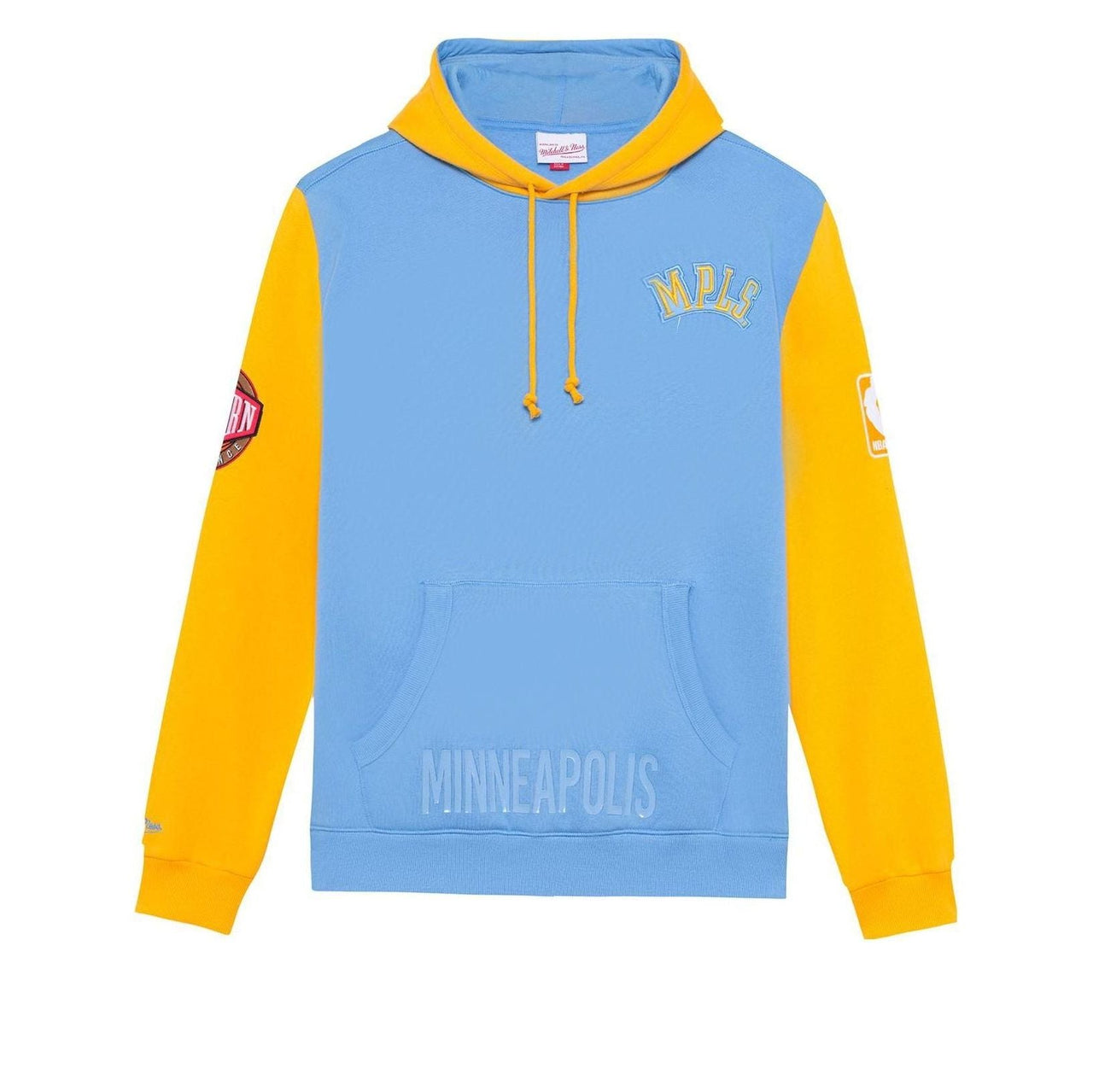 Mitchell & Ness x NBA HWC Night Fleece Hoodie 'Minneapolis Lakers' FPHD5378-MLAYYPPPLTBL
