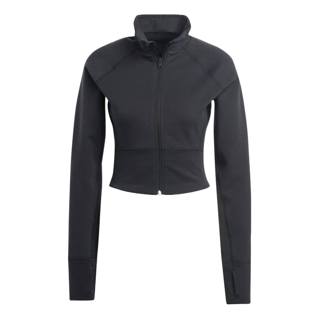 (WMNS) adidas Aeroready Studio Cropped Jacket 'Black' HD8944