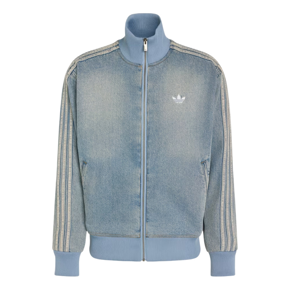 adidas Firebird Adicolor Denim Track Top Asia Sizing 'Worn Blue Denim' KS4970