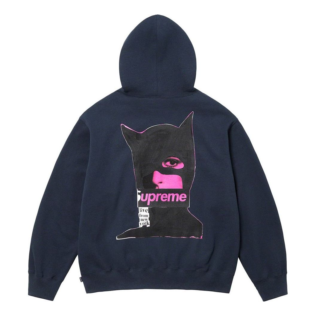 Supreme FW23 Week9 Hoodie 'Navy' SUP-FW23-156