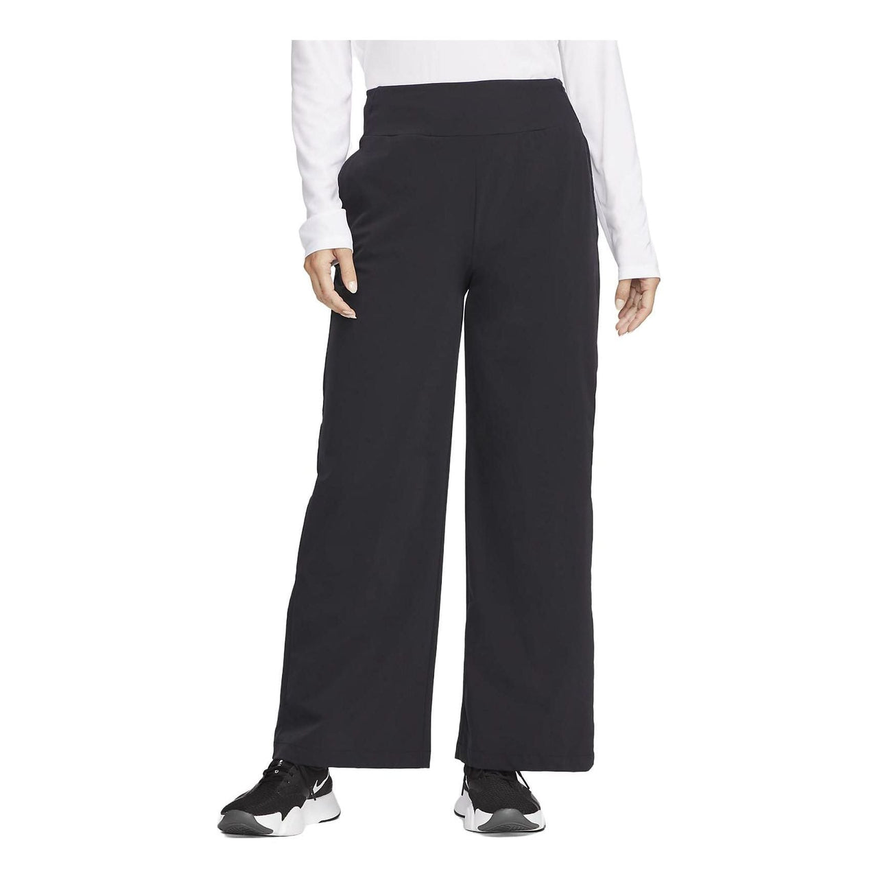 (WMNS) Nike Dri-FIT Bliss Wide-Leg Training Trousers 'Black' FB5028-010