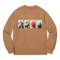 Supreme FW18 Mike Kelley AhhYouth! Crewneck Sweatshirt Light Brown SUP-FW18-348