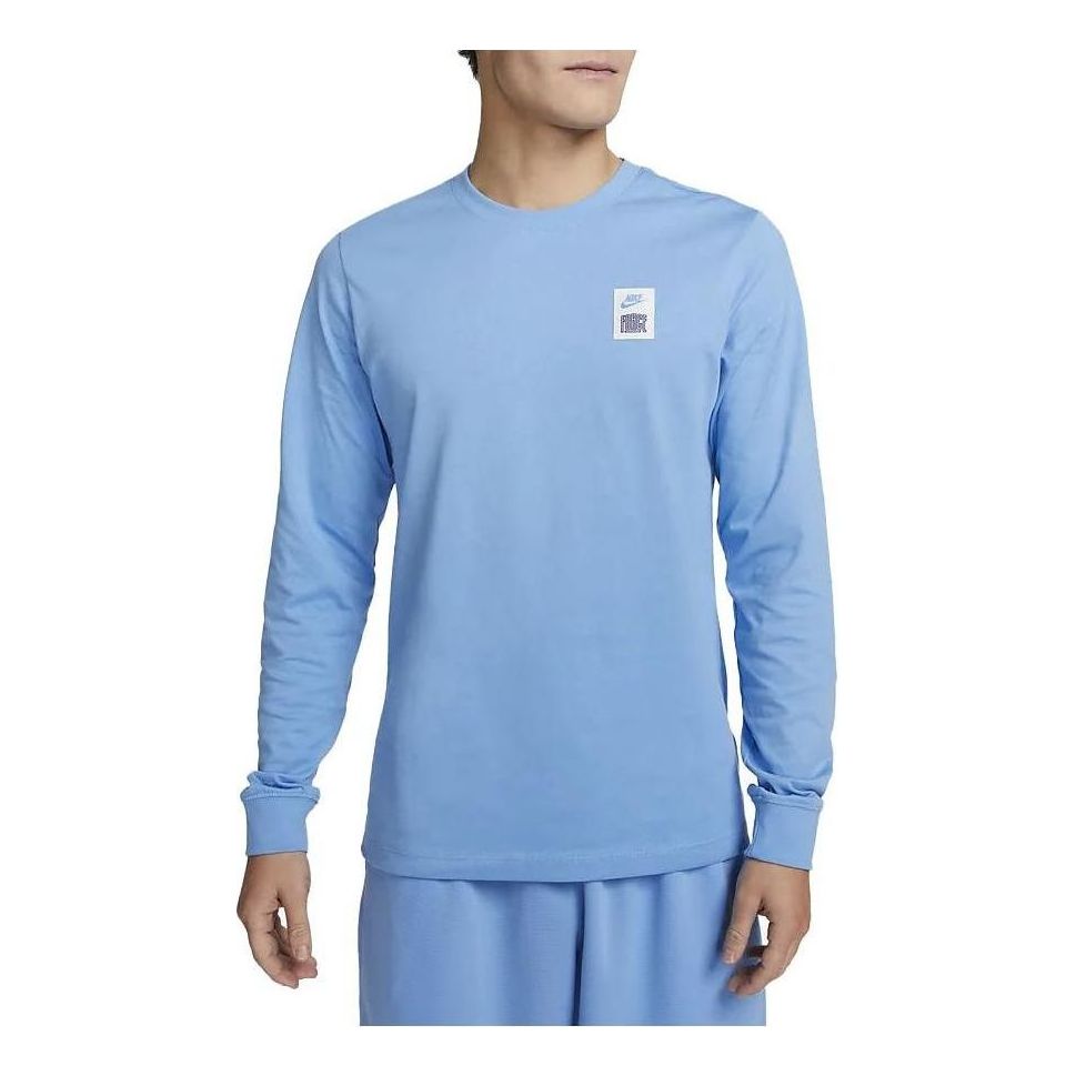 Nike Basketball Long Sleeve T-Shirt 'Sky Blue' DZ2690-416