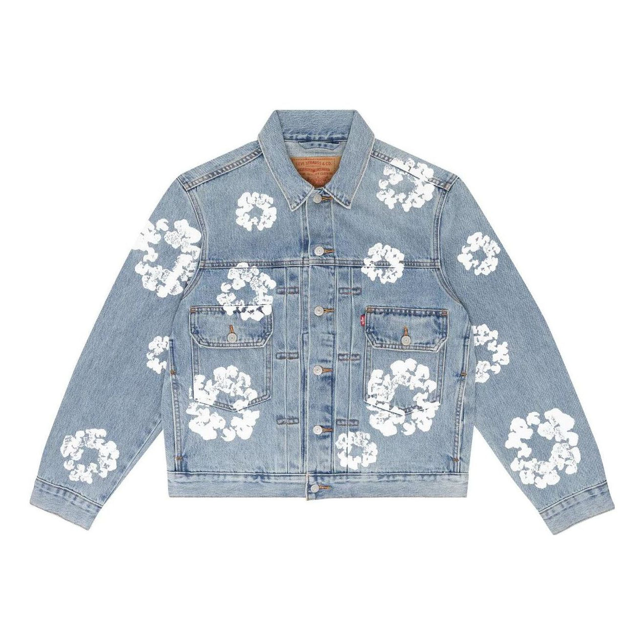 Denim Tears x Levi's Type-2 All Over Wreath 'Light Denim' 802-0003-30