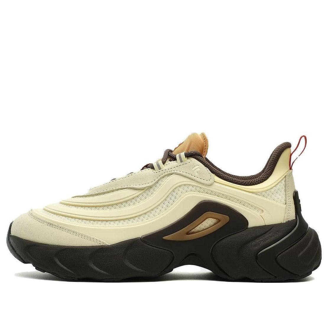 (WMNS) FILA FUSION Ray 4 Sneakers 'Cream White Orange' T12W331108FLB