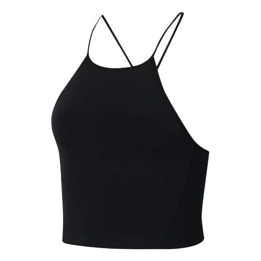 (WMNS) Nike Yoga Infinalon Cropped Tank 'Black' CU5369-010