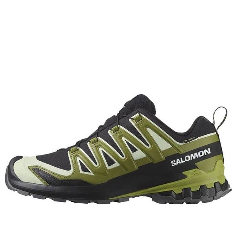 SALOMON XA Pro 3D V9 'Black Lime Cream Dark Citron' 477419