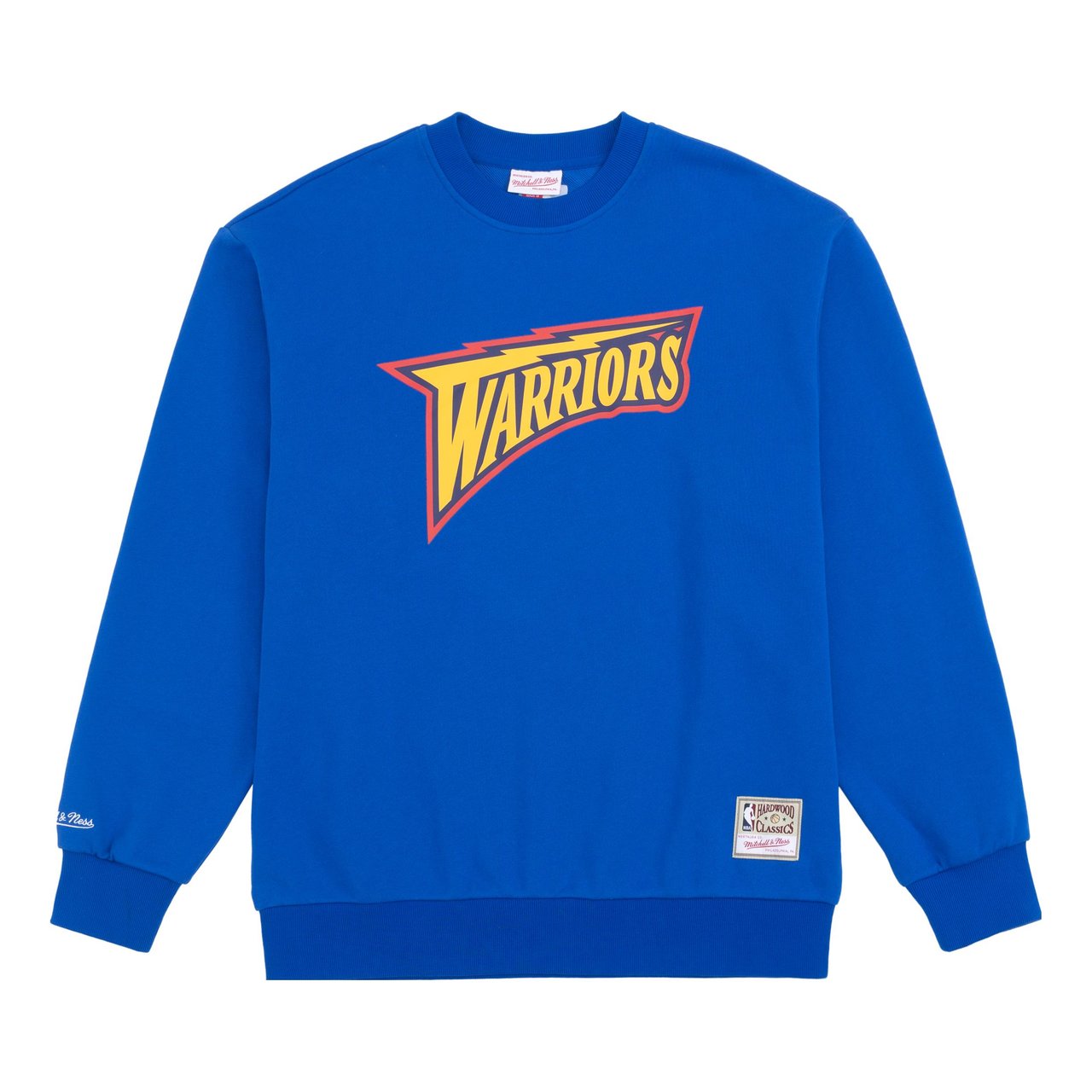 Mitchell & Ness x NBA Golden State Warriors Sweatshirt 'Blue Yellow' MNJYFWHD23092003-BLUE