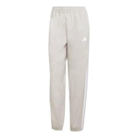 (WMNS) adidas Train Essentials 3 Stripes Woven Pants 'Beige White' JD6522
