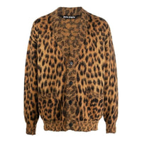 Palm Angels FW22 Leopard Cardigan 'Brown Black' PMHB014F22KNI0016010