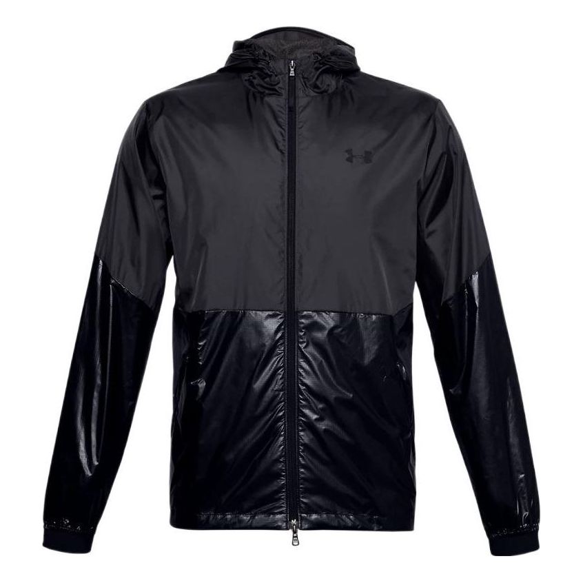 Under Armour Recover Legacy Hoodie Jacket 'Black Purple' 1353370-590