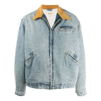 Men's Fear of God Retro Denim Jacket Washed Blue FOG-SS20-256