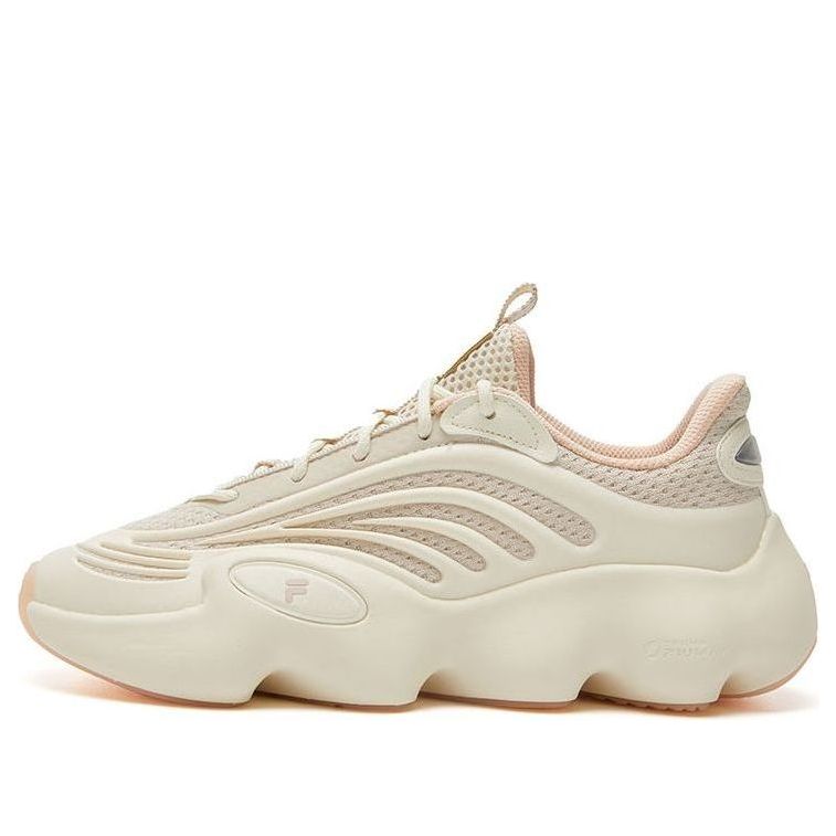 (WMNS) FILA FUSION Ray 3 Sport Shoes 'Cream White Orange' T12W321105FBP