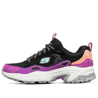 (WMNS) Skechers Stamina 'Black Purple Blue' 149045-BKMT