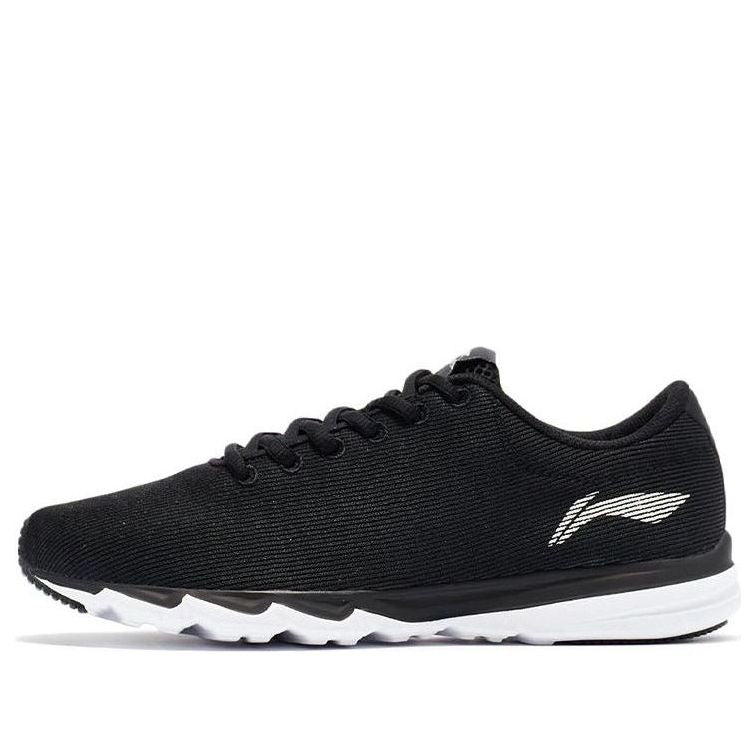 (WMNS) Li-Ning Lifestyle Running Shoes 'Black White' AGLR312-3
