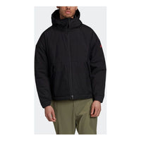 adidas Urban Fc Cny Outdoor Hooded Cotton Jacket Men Black FT9410