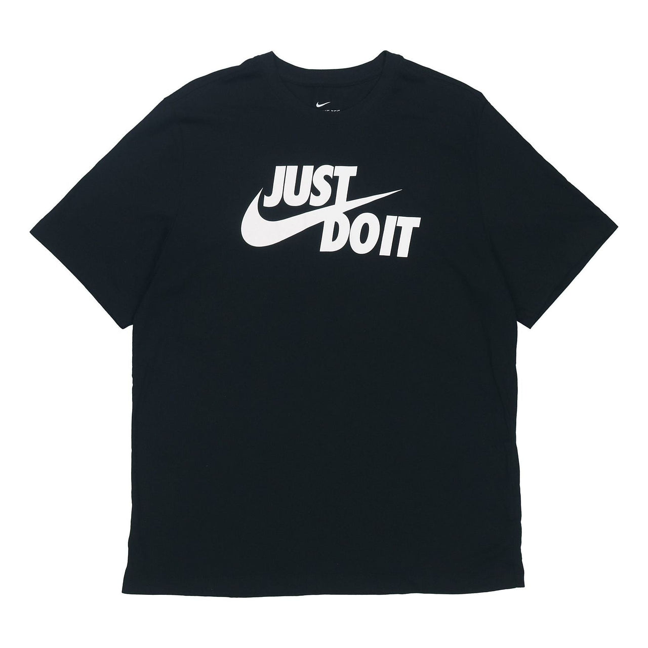 Nike Just Do It Swoosh T-shirt Asia Sizing 'Black White' AR5007-011