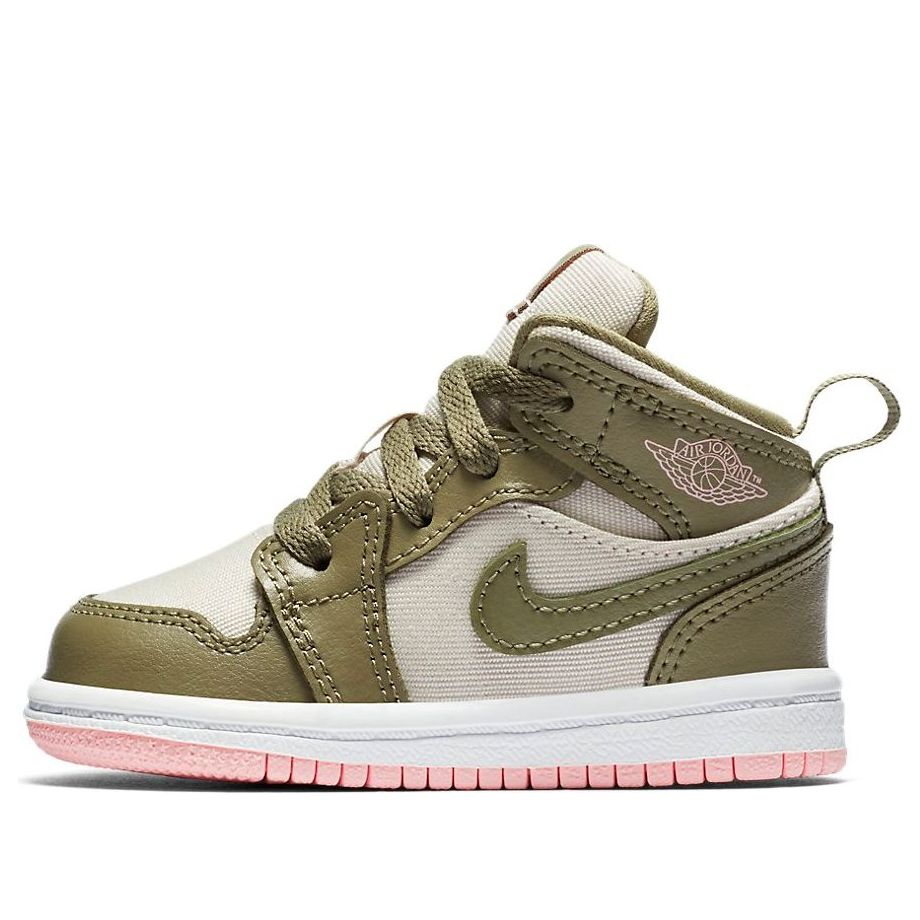 (TD) Air Jordan 1 Mid 'Trooper Bleached Coral' 644507-225