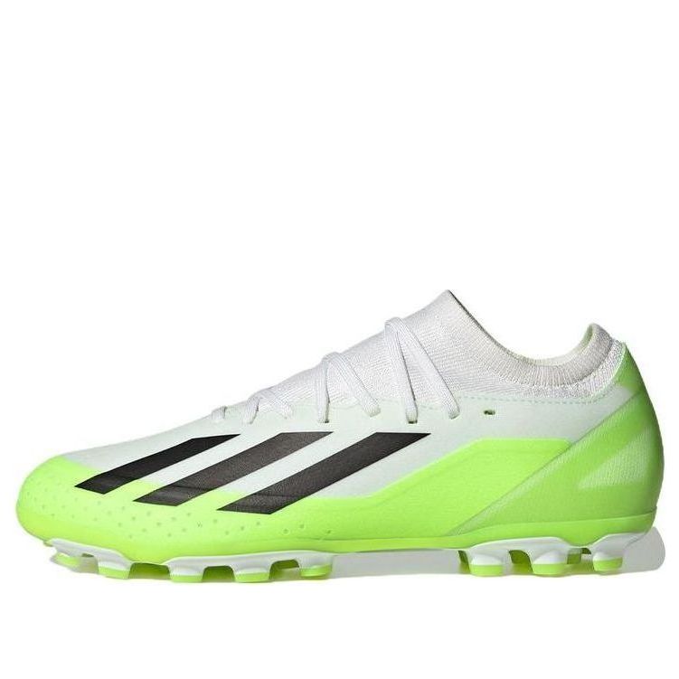 adidas Crazyfast X 3 AG 'White Black Solar Green' IG7651