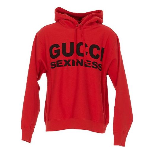 Men's Gucci Sexiness Logo Printing Red 569828-XJCK2-6249