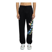 Gucci Off-White Graphic Print Lounge Pants 'Black' 663246-XJDOV-1082