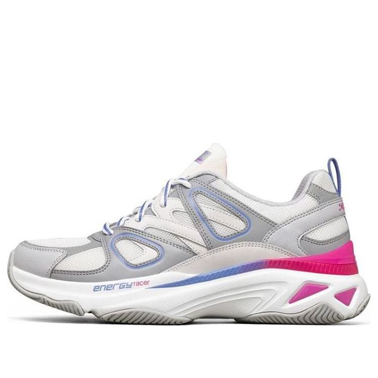(WMNS) Skechers Energy Racer Running Shoes White/Blue/Red 149371-WGYP