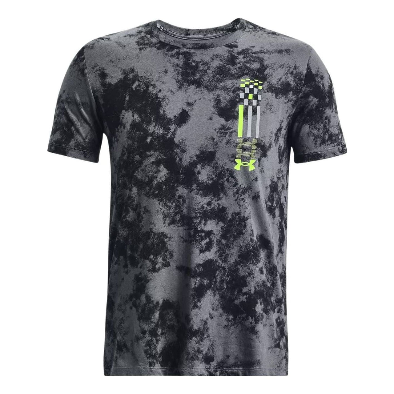 Under Armour Run Anywhere Short Sleeve T-Shirt 'Grey Neon Green' 1377852-012