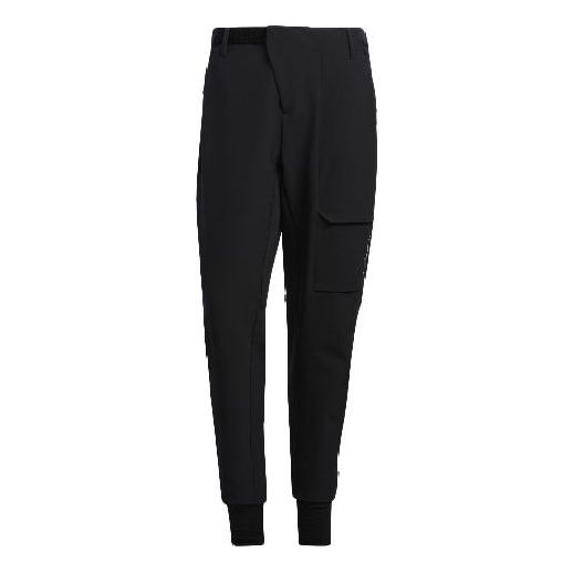 Men's adidas Logo Casual Breathable Sports Pants/Trousers/Joggers Black H13843