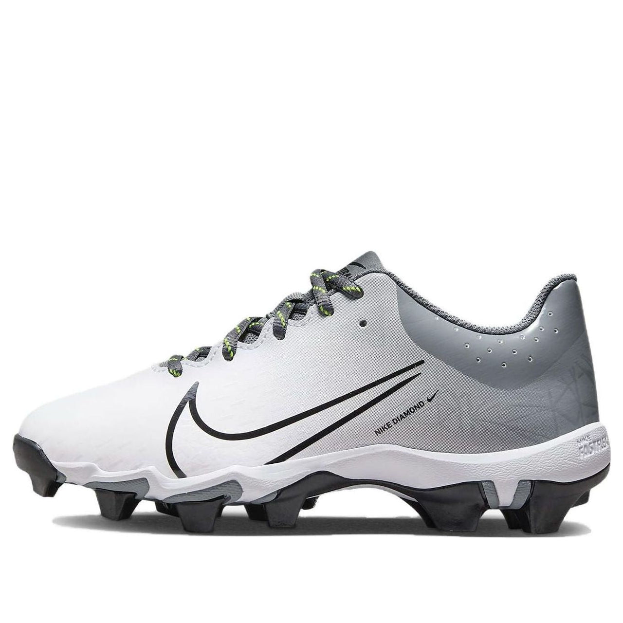 (GS) Nike Hyperdiamond 4 Keystone GG 'White Cool Grey' CZ5919-008