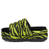 (WMNS) UGG Platform Maxi Slide 'Zebra Print Lime' 1127075-KLM