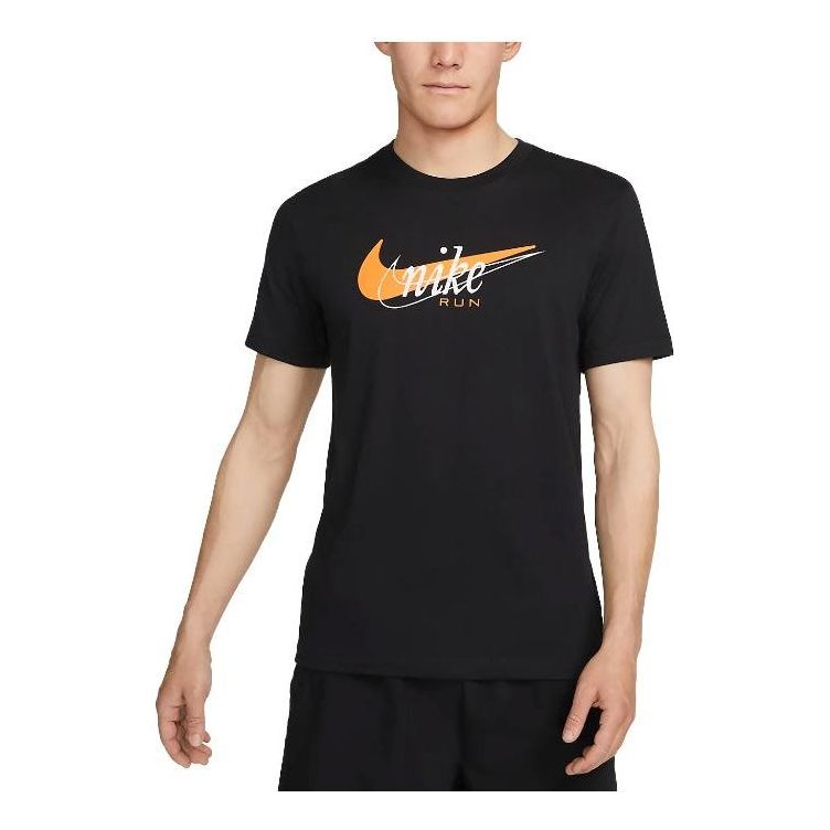 Nike Dri-FIT Running T-Shirt 'Black' FD0125-010