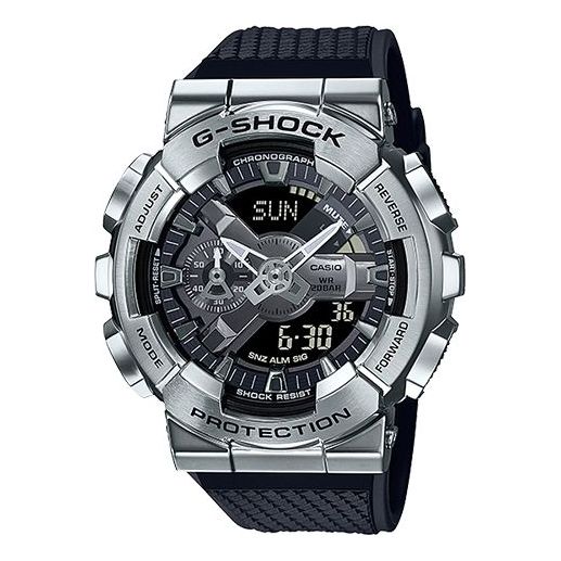 CASIO G-Shock Analog-Digital 'Black Silver' GM-110-1A