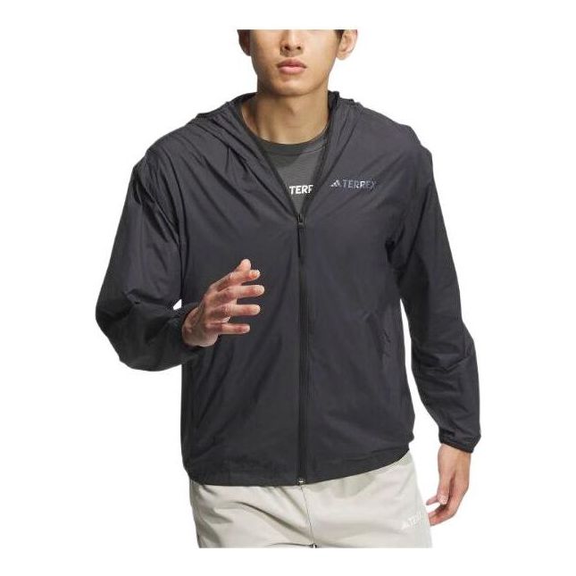 adidas Terrex WIND.RDY Windbreaker Asia Sizing 'Black' IW3911