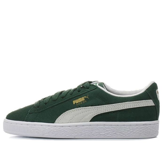 (GS) PUMA Suede Classic Leisure Shoes Green 365073-06