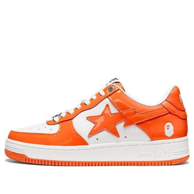 A BATHING APE Bape Sta Low 'Orange White' 1H70-191-001-WO