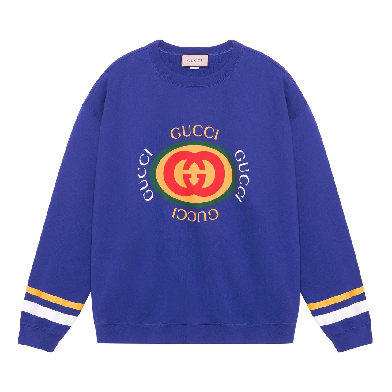 GUCCI Cotton Jersey Sweatshirt 'Blue' 747809-XJFL8-4120