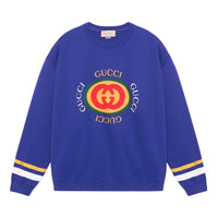 GUCCI Cotton Jersey Sweatshirt 'Blue' 747809-XJFL8-4120