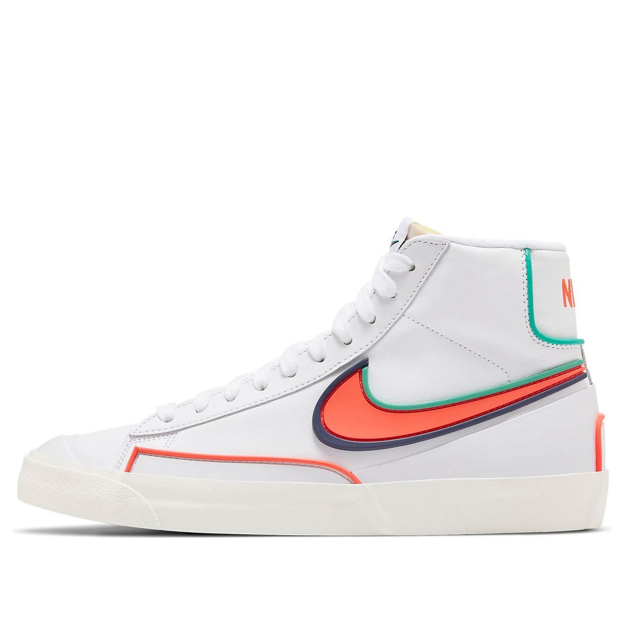 حذاء Nike Blazer Mid '77 Infinite 'White Blue Void Crimson' DA7233-102