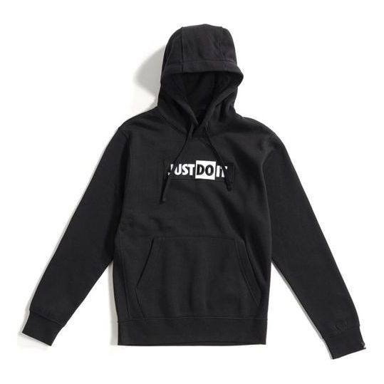 Nike Sportswear Logo Fleece Pullover Black CJ4776-010