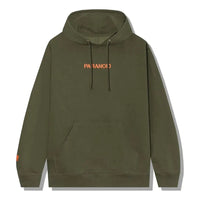 ANTI SOCIAL SOCIAL CLUB x UNDEFEATED Paranoid Hoodie 'Olive' ASSC027